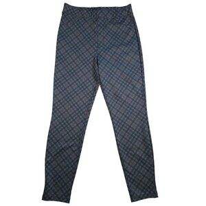 Sanctuary Houndstooth Slim Fit Pants Medium Stretch Recycled Blend.